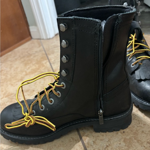 Harley Davidson men’s leather boots.  100% leather and size 11.5. - Picture 2 of 4